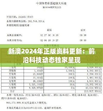 新澳2025年正版资料更新：前沿科技动态独家呈现