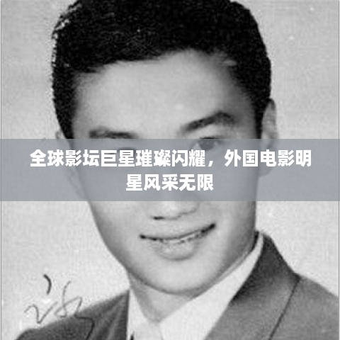 全球影坛巨星璀璨闪耀，外国电影明星风采无限