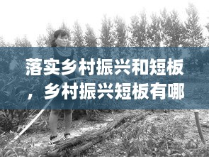 落实乡村振兴和短板，乡村振兴短板有哪些 