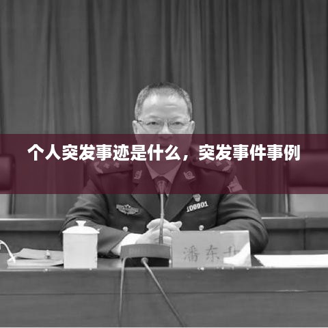 个人突发事迹是什么，突发事件事例 